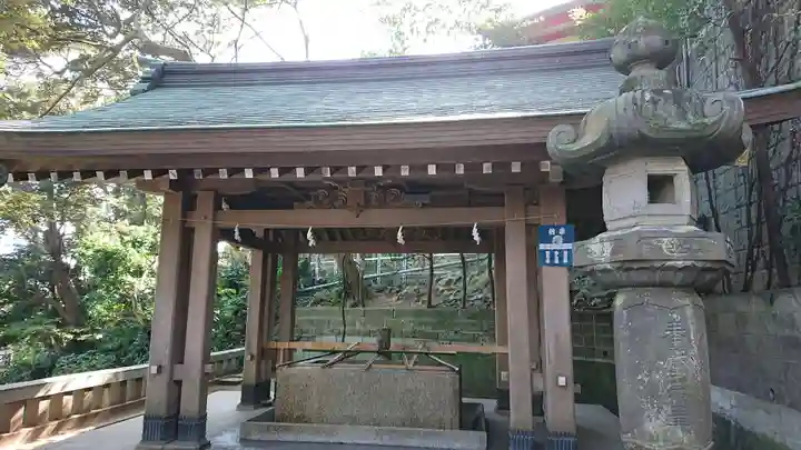 江島神社の手水舎