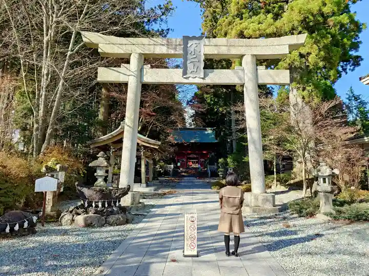 富士山東口本宮 冨士浅間神社の鳥居
