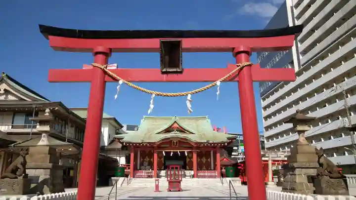 東京羽田 穴守稲荷神社の鳥居