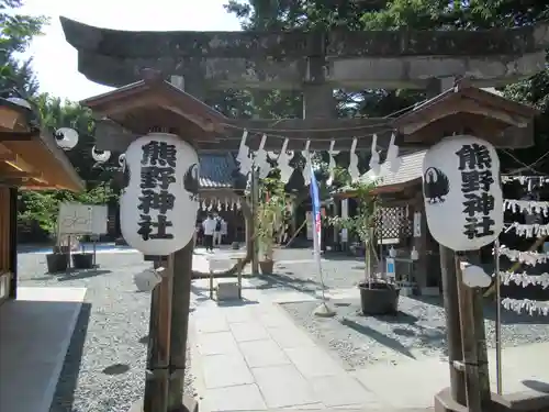 川越熊野神社の鳥居