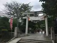 鎮守氷川神社の鳥居