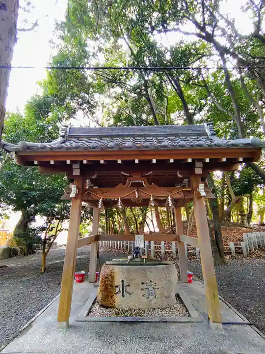 鵜森神社の手水舎