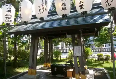 西野神社の手水舎