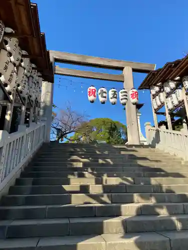 伊勢山皇大神宮の鳥居