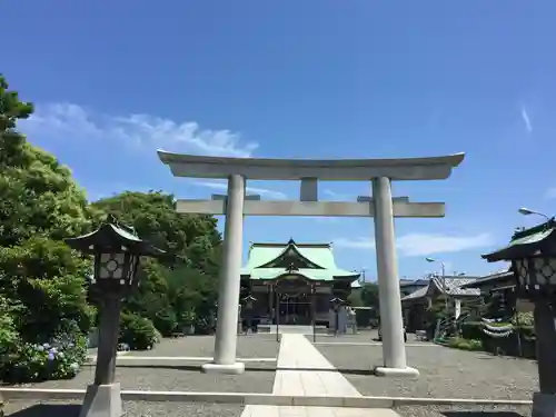 龍口明神社の鳥居