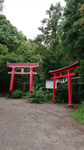 東長岡神明宮の鳥居