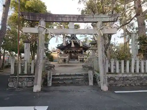 西之森神社の鳥居