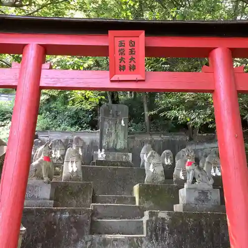 岐阜稲荷山本社の鳥居