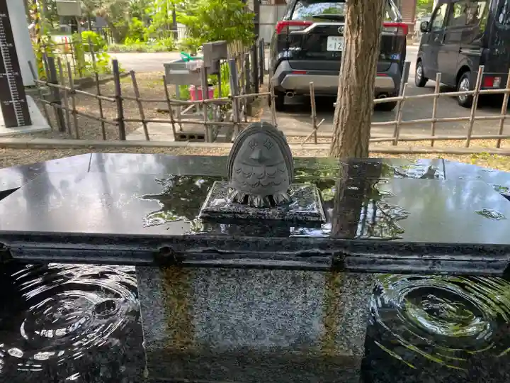 新琴似神社の手水舎