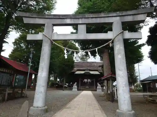 髙部屋神社の鳥居