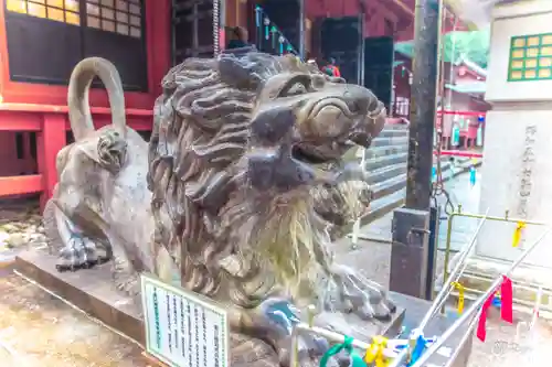 日光二荒山神社・大国殿の狛犬