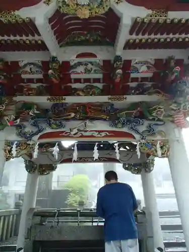 三峯神社の手水