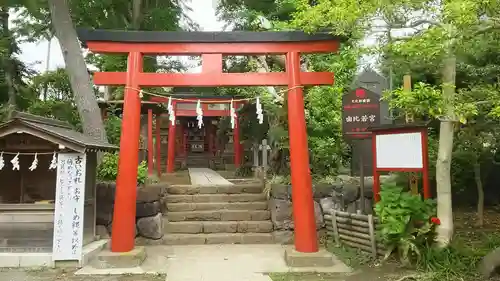 由比若宮（元鶴岡八幡宮）の鳥居