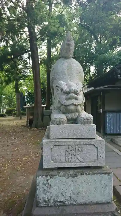 六椹八幡宮の狛犬