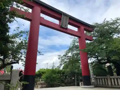 亀戸天神社の鳥居