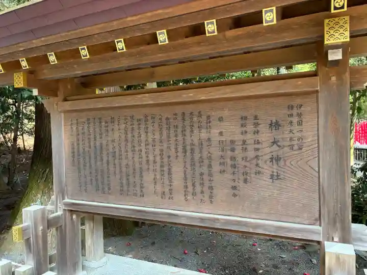 椿大神社の{uncategorized: "未分類", other: "その他", undefined: "問題あり", building: "その他建物", grave: "お墓", sacred_gate: "鳥居", guardian: "狛犬", statue: "像", buddha: "仏像", history: "歴史", nature: "自然", garden: "庭園", animal: "動物", pagoda: "塔", temizu: "手水舎", mountain_gate: "山門・神門", sanctuary: "本殿・本堂", subordinate: "末社・摂社", art: "芸術", scenery: "景色", jizo: "地蔵", ema: "絵馬", goshuin: "御朱印", omikuji: "おみくじ", items: "授与品その他", amulet: "お守り", goshuincho: "御朱印帳", eats: "食事", festival: "お祭り", votive_dance: "神楽", shichigosan: "七五三参", wedding: "結婚式", experience: "体験その他", initially: "初詣", around: "周辺", anti_infection: "感染症対策"}
