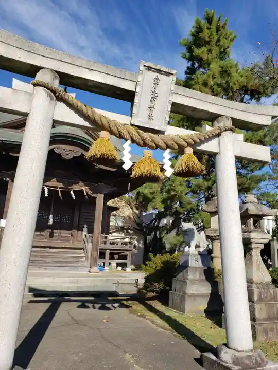 金比羅神社の鳥居