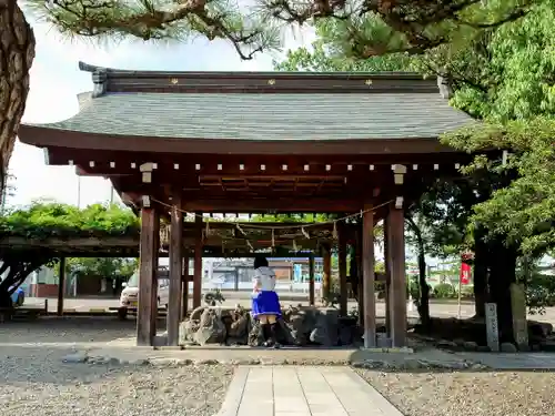 田縣神社の手水