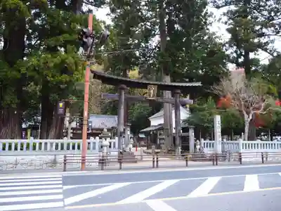 足助八幡宮の鳥居