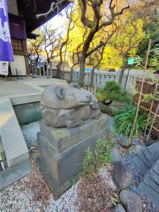 牛天神北野神社の狛犬