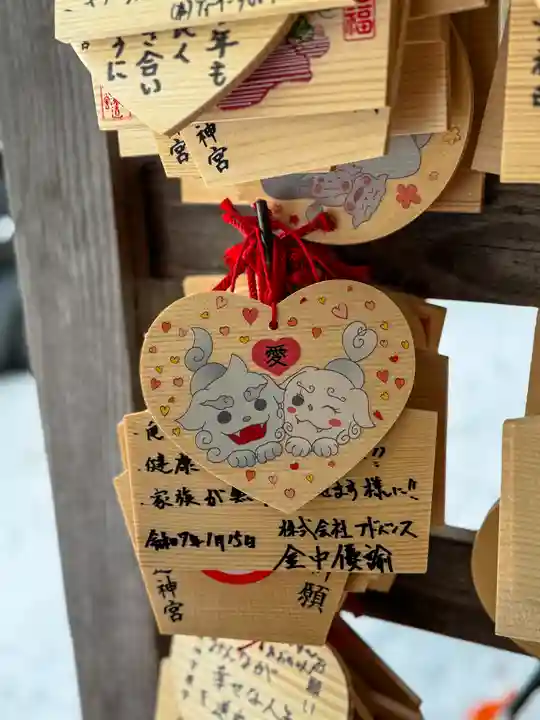 北海道神宮頓宮の絵馬