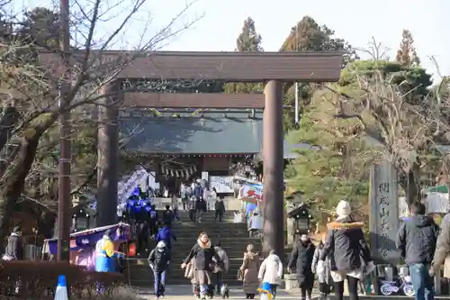 開成山大神宮の鳥居