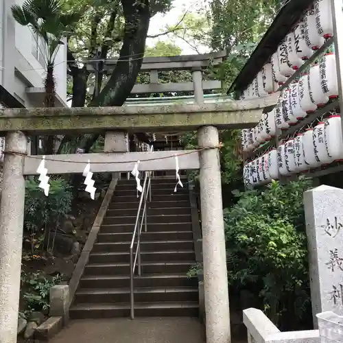 駒込妙義神社の鳥居