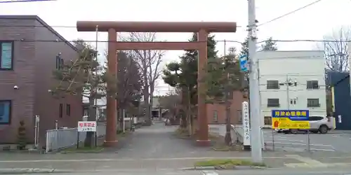 上川神社頓宮の鳥居