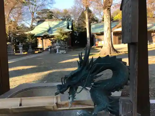 有鹿神社の手水舎