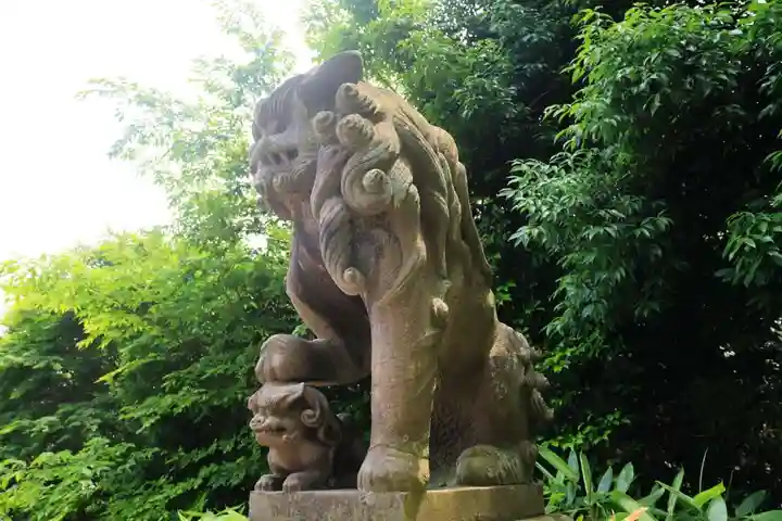 神炊館神社 ⁂奥州須賀川総鎮守⁂の狛犬