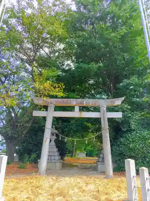 河俣下神社(一色川俣)の鳥居