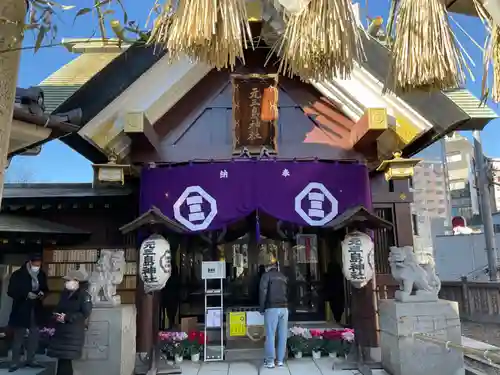 元三島神社の本殿・本堂