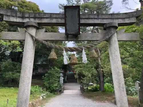 金澤神社の鳥居