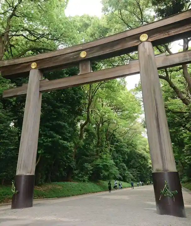 明治神宮の鳥居