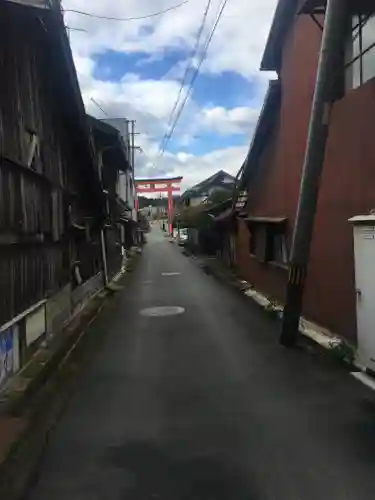 宇太水分神社の鳥居