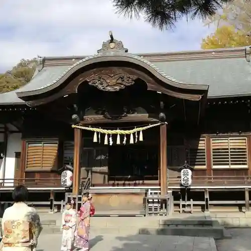 葛飾八幡宮の本殿・本堂