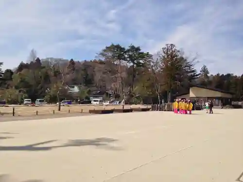 宮城縣護國神社の庭園