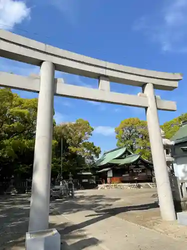 堤治神社の鳥居