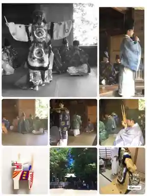 鶴嶺八幡宮の神楽