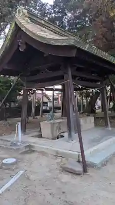 大毛神社(大毛五百入塚)の手水舎