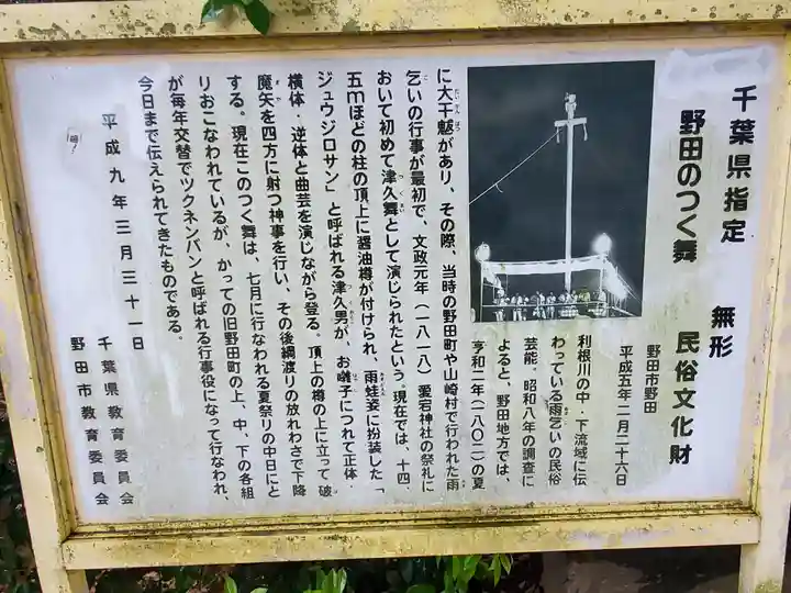 下総野田愛宕神社(千葉県)