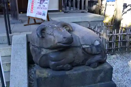 牛天神北野神社の狛犬