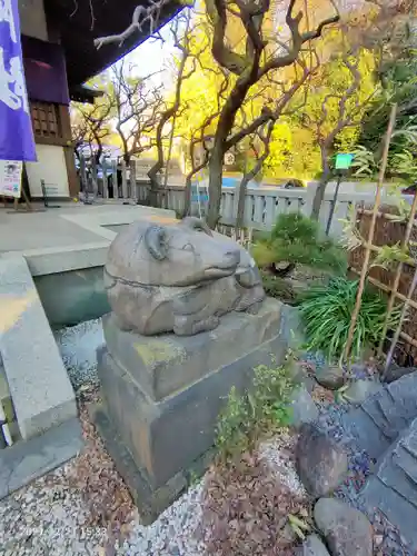 牛天神北野神社の狛犬