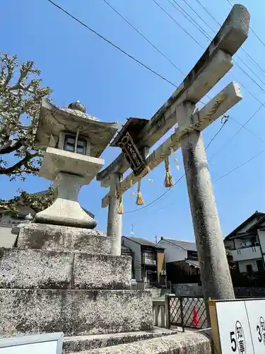 八大神社の鳥居