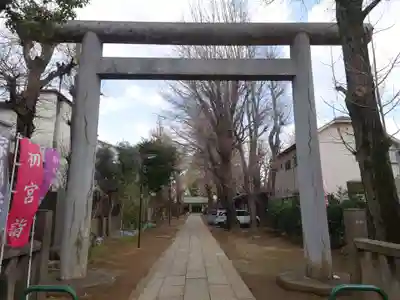 駒込天祖神社の鳥居