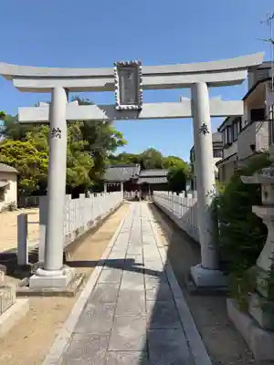 東野春日神社の鳥居