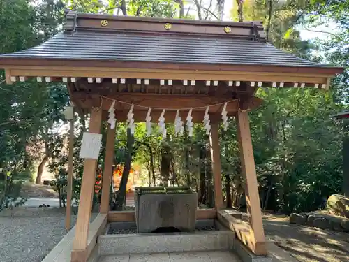 谷保天満宮の手水舎