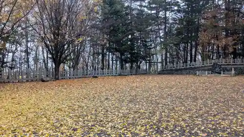 上川神社の庭園