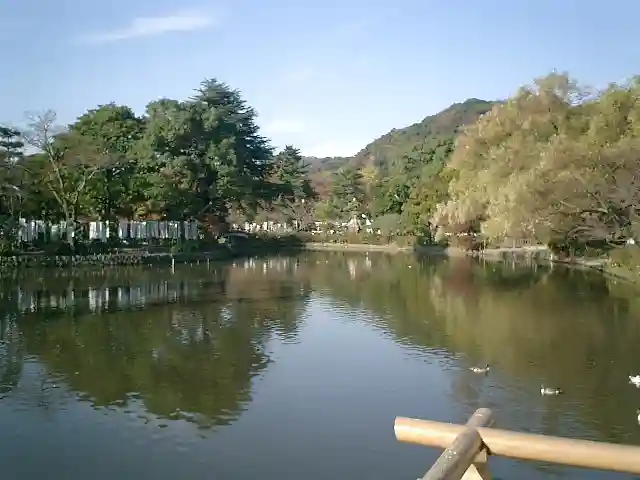 旗上弁財天社の自然