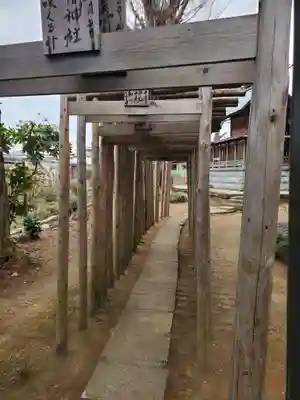 日限富士浅間神社の鳥居